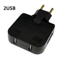 Adaptador de Tomada 3 em 1 Dobrável