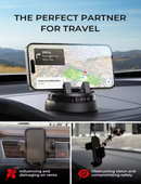 Suporte giratório de celular para painel de carro