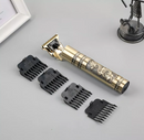 Maquina Profissional Cabelo Barba Sem Fio - Cor Dourado