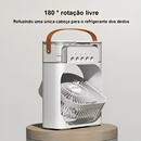Ventilador Com Reservatório De Água -  Portátil Com Led