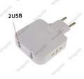 Adaptador de Tomada 3 em 1 Dobrável