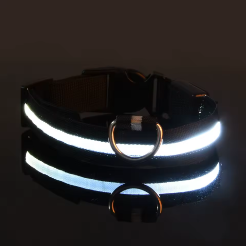 Trela LED Fluorescente para Cães