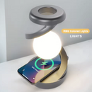 3D Levitating Ball Lamp com carregador de telefone sem fio