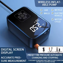 Bomba de ar inteligente para carro, bicicleta - sem fio