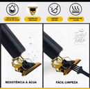 Maquina Profissional Cabelo Barba Sem Fio - Cor Dourado