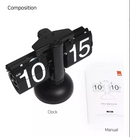 Relógio Vintage Flip Page Automático