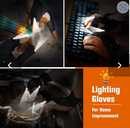 Luvas LED para homens e mulheres - impermeável