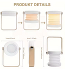 Lâmpada de Mesa LED Retrátil e Dobrável -  Carregamento USB Portátil
