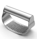 Prensador de Alho em Aço Inoxidável – Picador Manual para Alho, Frutas e Vegetais