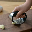 Prensador de Alho em Aço Inoxidável – Picador Manual para Alho, Frutas e Vegetais