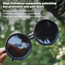 Óculos de Sol Ajustável com Filtro ND – Com Lentes Polarizadas
