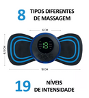 Massageador Portátil Recarregável – Alívio para Pescoço, Coluna e Pernas