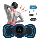 Massageador Portátil Recarregável – Alívio para Pescoço, Coluna e Pernas