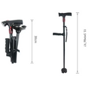 Bengala Dobrável com LED e Alarme – Segurança e Conforto para Idosos