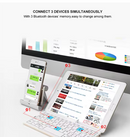 Teclado Dobrável Bluetooth Para Celular – Compacto, Recarregável e Portátil