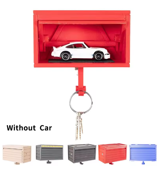 Porta-Chaves de Parede – Estilo Garagem de Carro