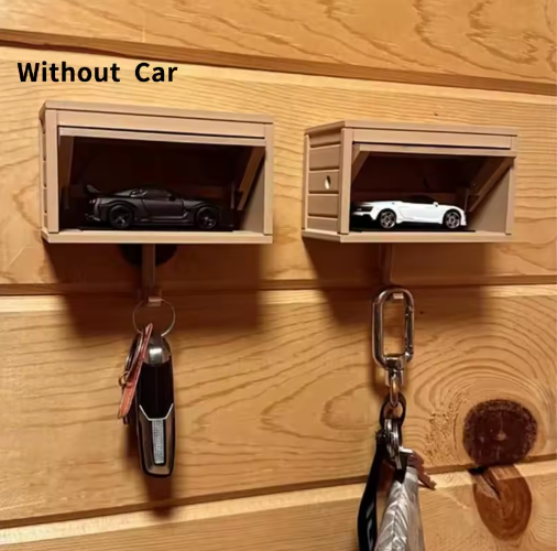 Porta-Chaves de Parede – Estilo Garagem de Carro