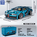 Carro Bugatti Azul em Blocos de Montar – 1144 Peças