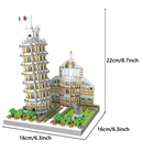 Torre de Pisa em Blocos de Montar