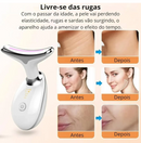 Massageador Facial com Luz Led - 3 Tipos De Cores