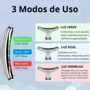 Massageador Facial com Luz Led - 3 Tipos De Cores