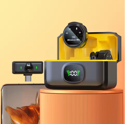 Microfone Sem Fio Profissional – Redução de Ruído