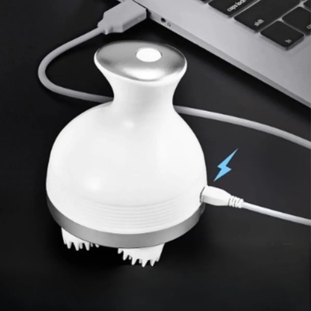 Massageador Elétrico Sem Fio para Couro Cabeludo e Corpo – Relaxamento Profundo