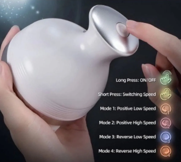 Massageador Elétrico Sem Fio para Couro Cabeludo e Corpo – Relaxamento Profundo