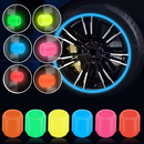 Tampas de Válvula Fluorescentes Noturnas