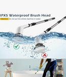 Escova de Limpeza Elétrica 9 em 1 - Cor Branca