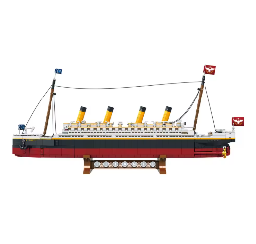 Titanic em Grande Escala – Kit de Montar Criativo com Blocos de Construção