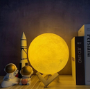 Luminária 3D Lua Cheia LED Sem Fio