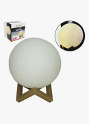 Luminária 3D Lua Cheia LED Sem Fio