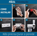 Suporte para Escova de Dentes com Esterilizador UV