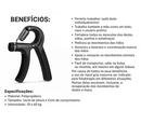 Hand Grip com Mola Ajustável