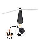 Kit com 2 Ventiladores Repelentes de Mosquitos