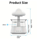 Umidificador Difusor de Aroma Design Nuvem e Chuva