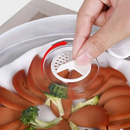 Tampa para Micro-ondas Anti-Respingo com Alça – Transparente