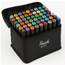 Kit Canetas Marcadoras Dupla Ponta – 60 Cores