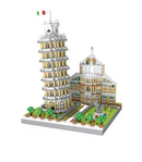 Torre de Pisa em Micro Blocos de Construção