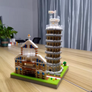 Torre de Pisa em Micro Blocos de Construção