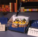 Calendário Criativo Hogwarts 2026 com Luz 3D