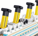 Kit de Blocos de Construção Titanic – 1855 Peças